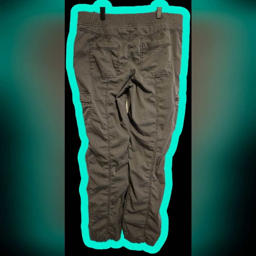 Women's Cargo Pants - Dark Khaki Sonoma Size 10 - Picture 2 of 4
